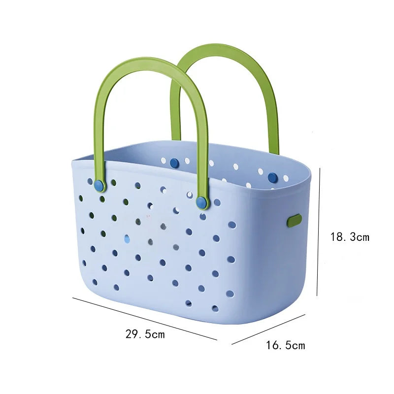 Student Dorm Wash Basin Set – Multi-Purpose Plastic Bowl for Bathing, Laundry & Dorm Use