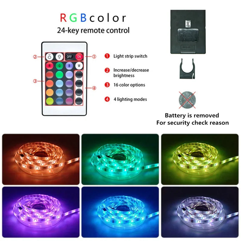 RGB LED Strip Lights – App + Bluetooth Control | UnivibeShop