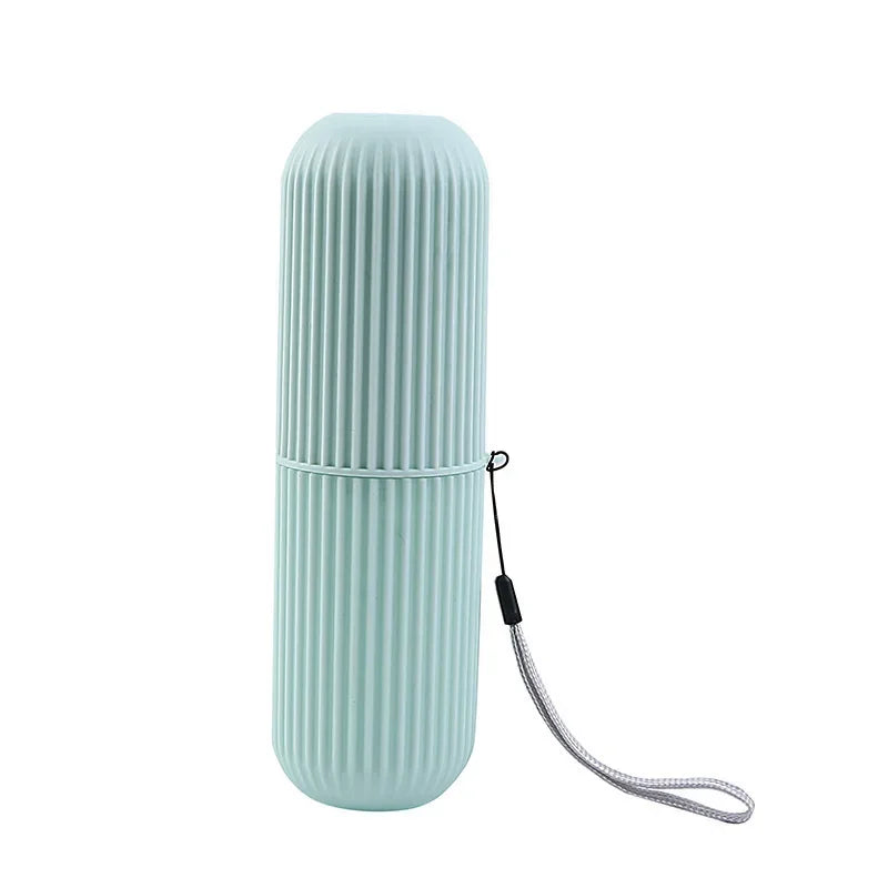 Portable Toothbrush Cup – Toothpaste Holder & Storage Case for Travel or Home Use