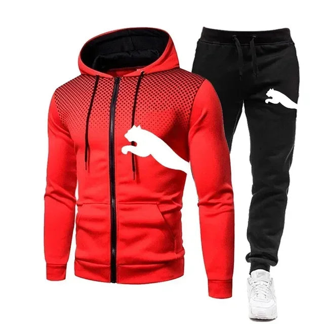 Men’s Hoodie & Jogger Set – Designer Streetwear Tracksuit | UnivibeShop