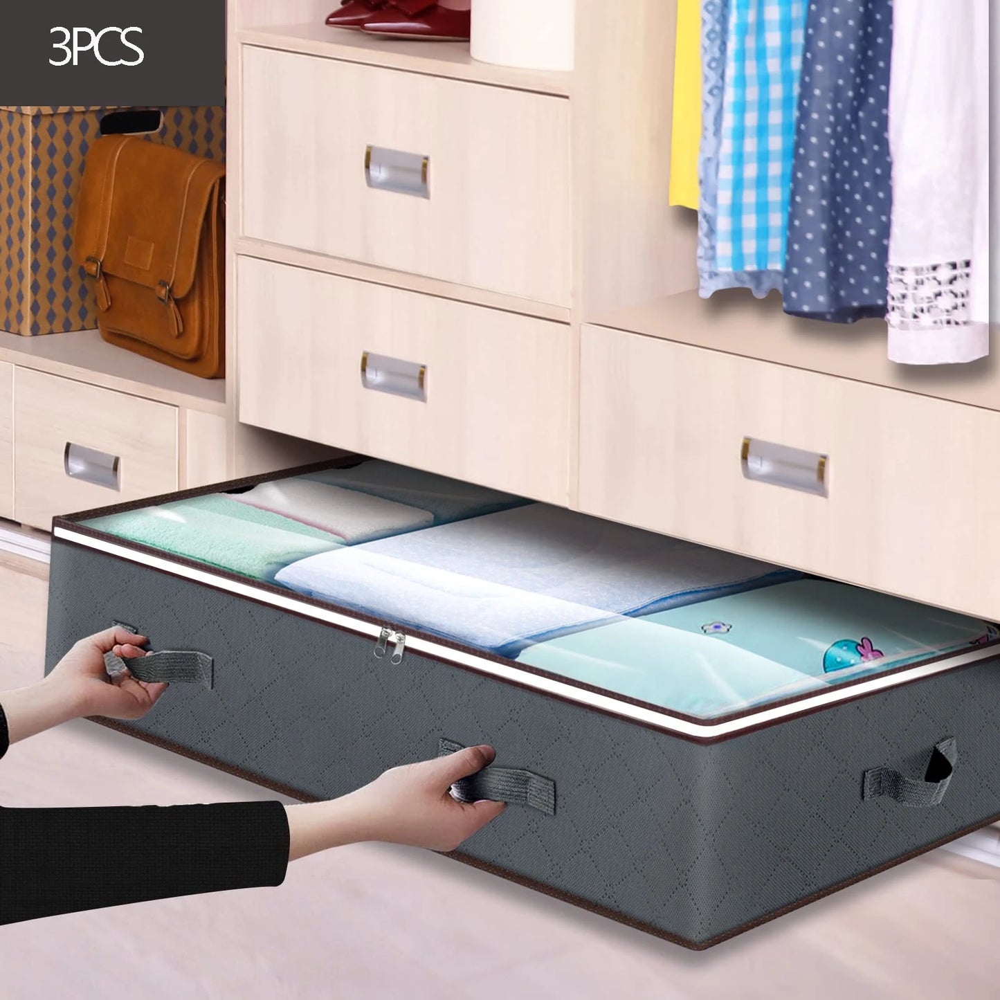 Foldable Blanket Storage Bag