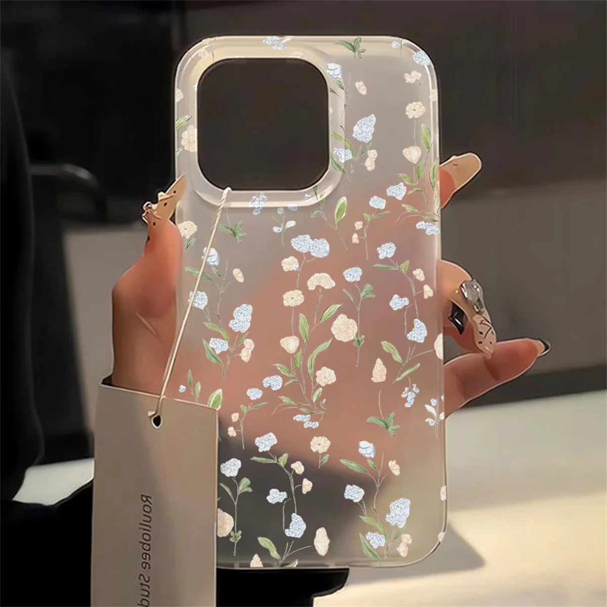 Transparent Matte TPU Shockproof Case for iPhone