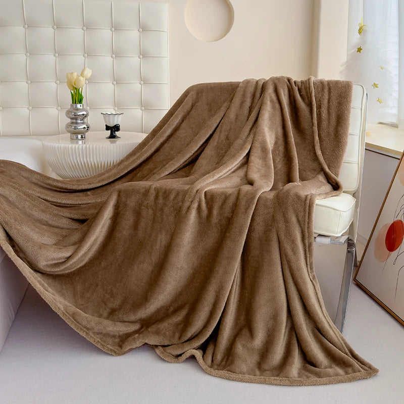 Super King Thicker Fleece Throw Blanket
