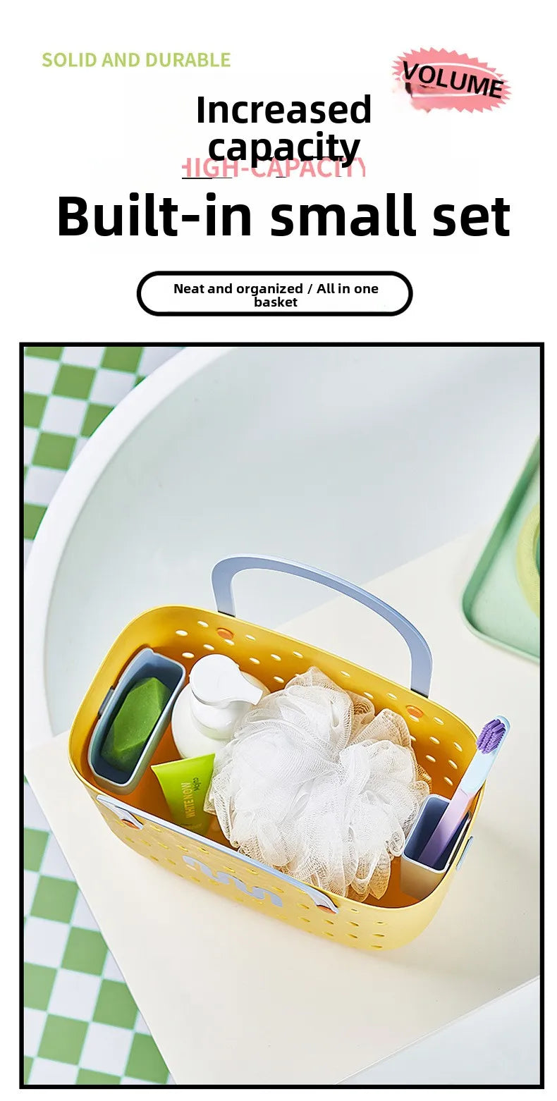 Student Dorm Wash Basin Set – Multi-Purpose Plastic Bowl for Bathing, Laundry & Dorm Use