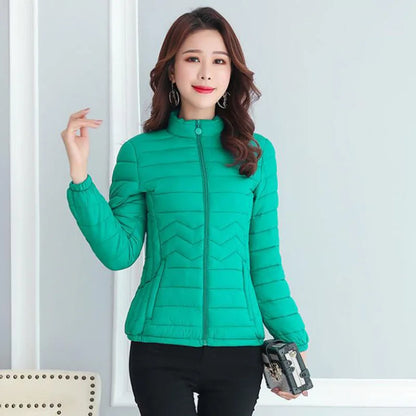 UniVibe Cotton-Padded Winter Jacket – Lightweight Warm Coat