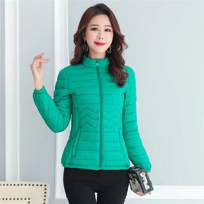 UniVibe Cotton-Padded Winter Jacket – Lightweight Warm Coat