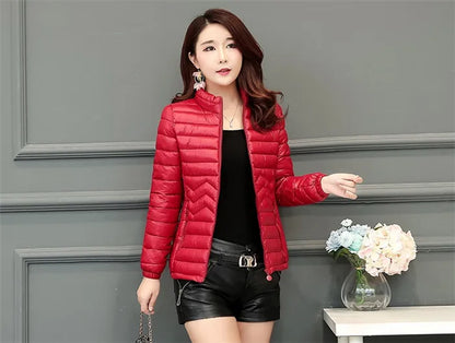 UniVibe Cotton-Padded Winter Jacket – Lightweight Warm Coat