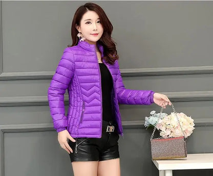 UniVibe Cotton-Padded Winter Jacket – Lightweight Warm Coat