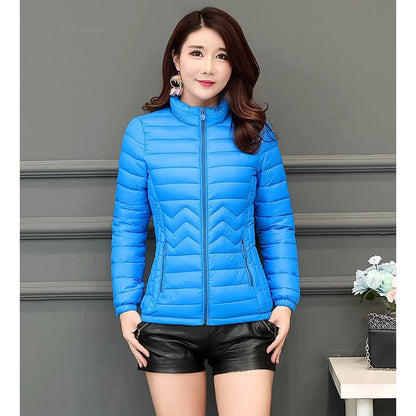 UniVibe Cotton-Padded Winter Jacket – Lightweight Warm Coat