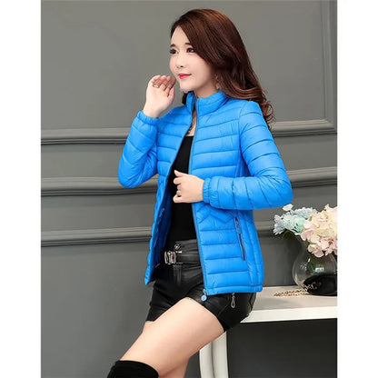 UniVibe Cotton-Padded Winter Jacket – Lightweight Warm Coat