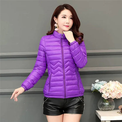 UniVibe Cotton-Padded Winter Jacket – Lightweight Warm Coat