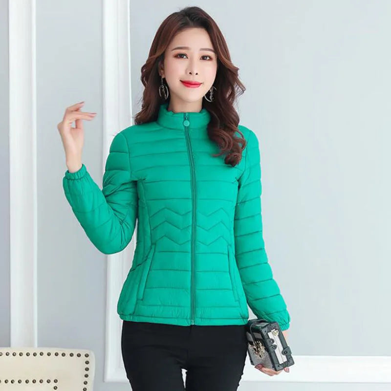 UniVibe Cotton-Padded Winter Jacket – Lightweight Warm Coat