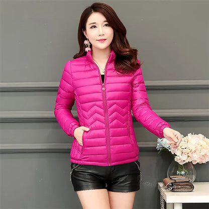 UniVibe Cotton-Padded Winter Jacket – Lightweight Warm Coat