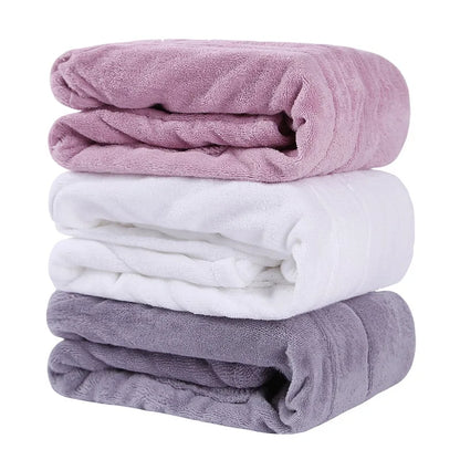 Bathrobe Men Winter Cotton Towel