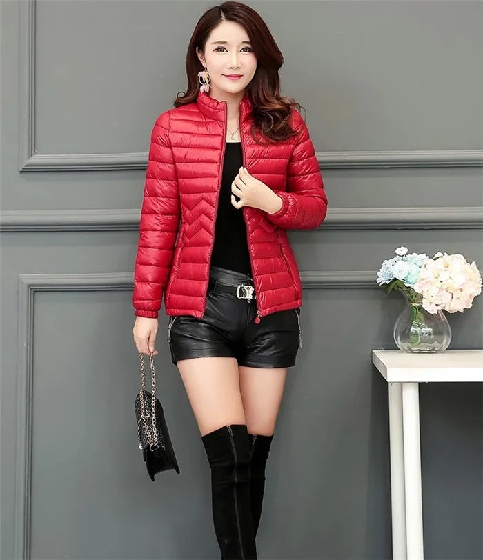UniVibe Cotton-Padded Winter Jacket – Lightweight Warm Coat