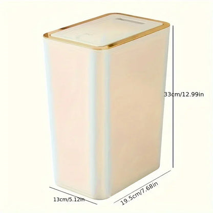 10L Odor-Proof Trash Can – One-Touch Lid | Space-Saving Bathroom & Kitchen Bin | UnivibeShop