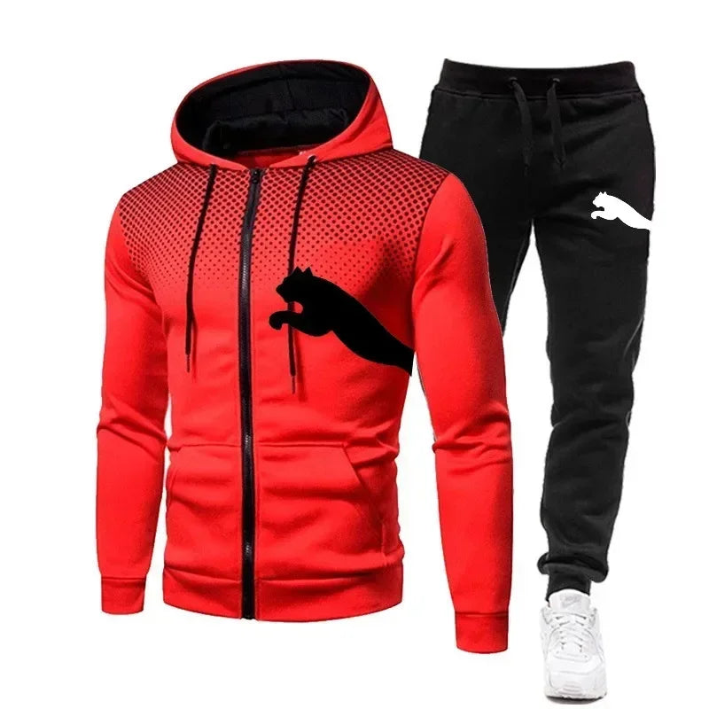 Men’s Hoodie & Jogger Set – Designer Streetwear Tracksuit | UnivibeShop
