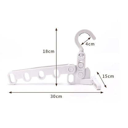 Foldable Five-Hole Portable Clothes Drying Rack