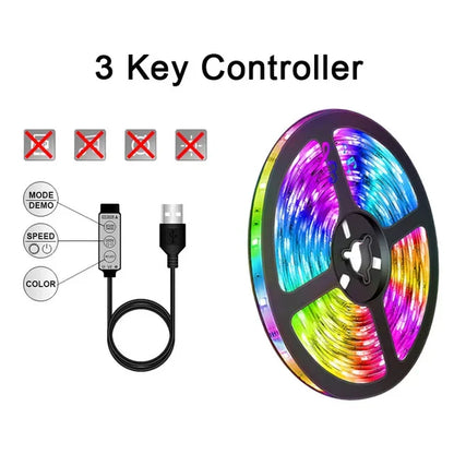 RGB LED Strip Lights – App + Bluetooth Control | UnivibeShop