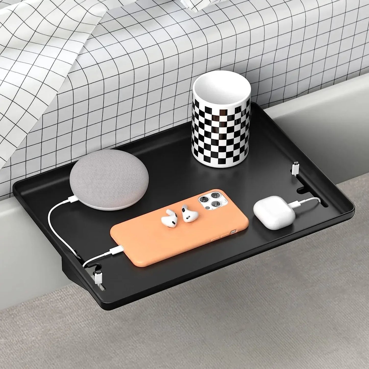 Bedside Shelf for Bunk & Loft Beds – College Dorm & Kids Room Essentials