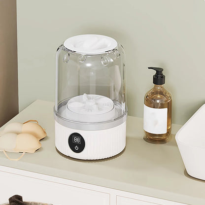 Mini Portable Washing Machine – USB Rechargeable Washer for Dorms & Travel