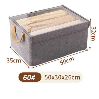 Collapsible Clothing Organizer Folding Clothes Storage Basket