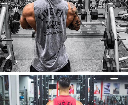 Men’s Cotton Gym Tank Top – Sleeveless, Athletic Fit, Breathable Comfort