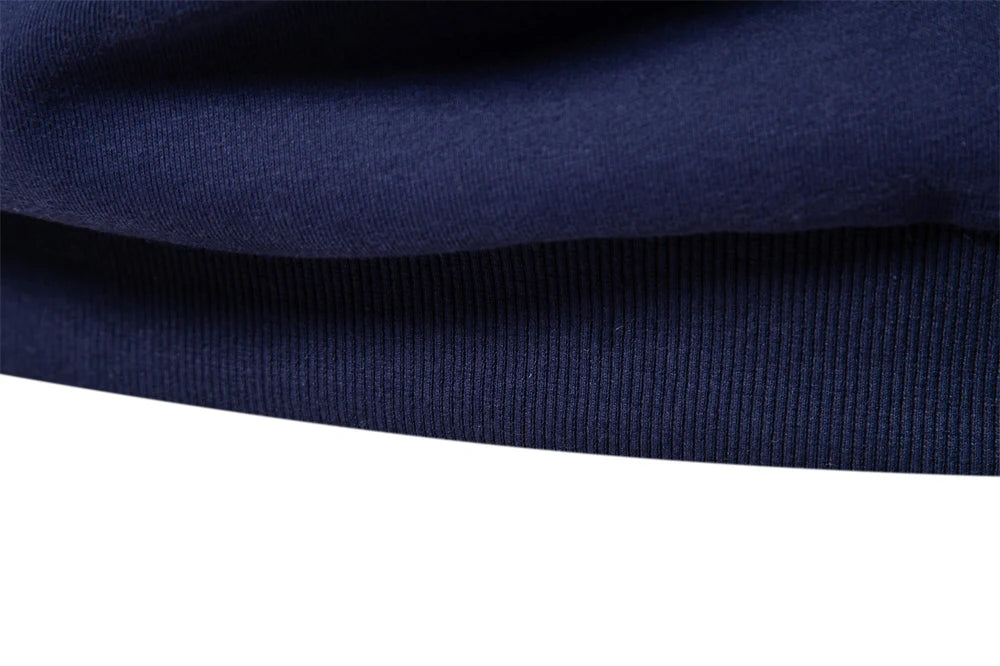 UniVibe Men’s Polo Neck Cotton Sweatshirt Autumn Casual & Social Wear