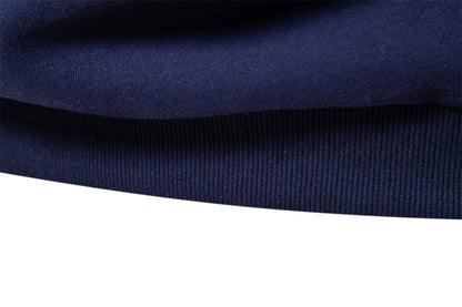 UniVibe Men’s Polo Neck Cotton Sweatshirt Autumn Casual & Social Wear