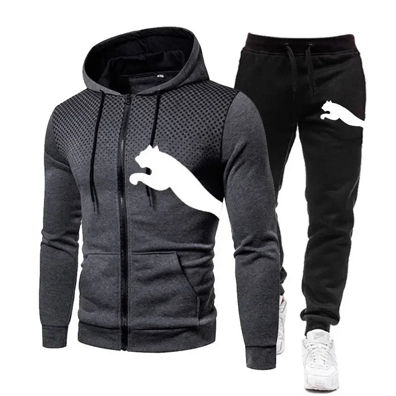 Men’s Hoodie & Jogger Set – Designer Streetwear Tracksuit | UnivibeShop