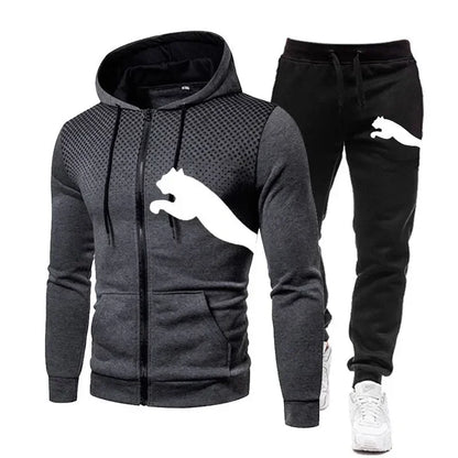 Men’s Hoodie & Jogger Set – Designer Streetwear Tracksuit | UnivibeShop