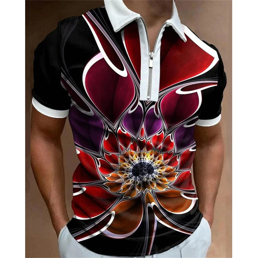 Men’s Summer Polo Shirt – Casual Short Sleeve Golf & Streetwear Top