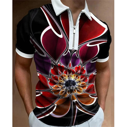 Men’s Summer Polo Shirt – Casual Short Sleeve Golf & Streetwear Top