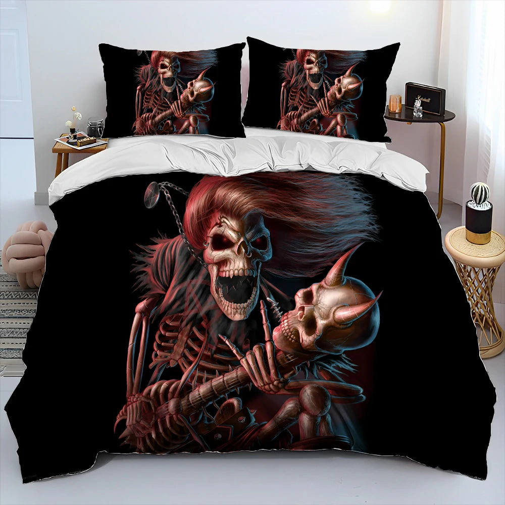 3D Classical Guitar Electric Guitar Comforter Bedding Set