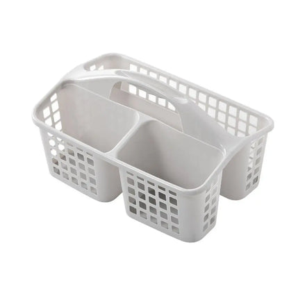 Multi-Purpose Plastic Storage Basket – Foldable, Portable & Durable for Dorms, Bathrooms, & Laundry