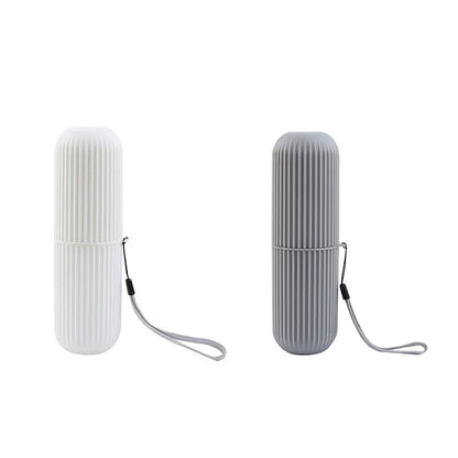 Portable Toothbrush Cup – Toothpaste Holder & Storage Case for Travel or Home Use