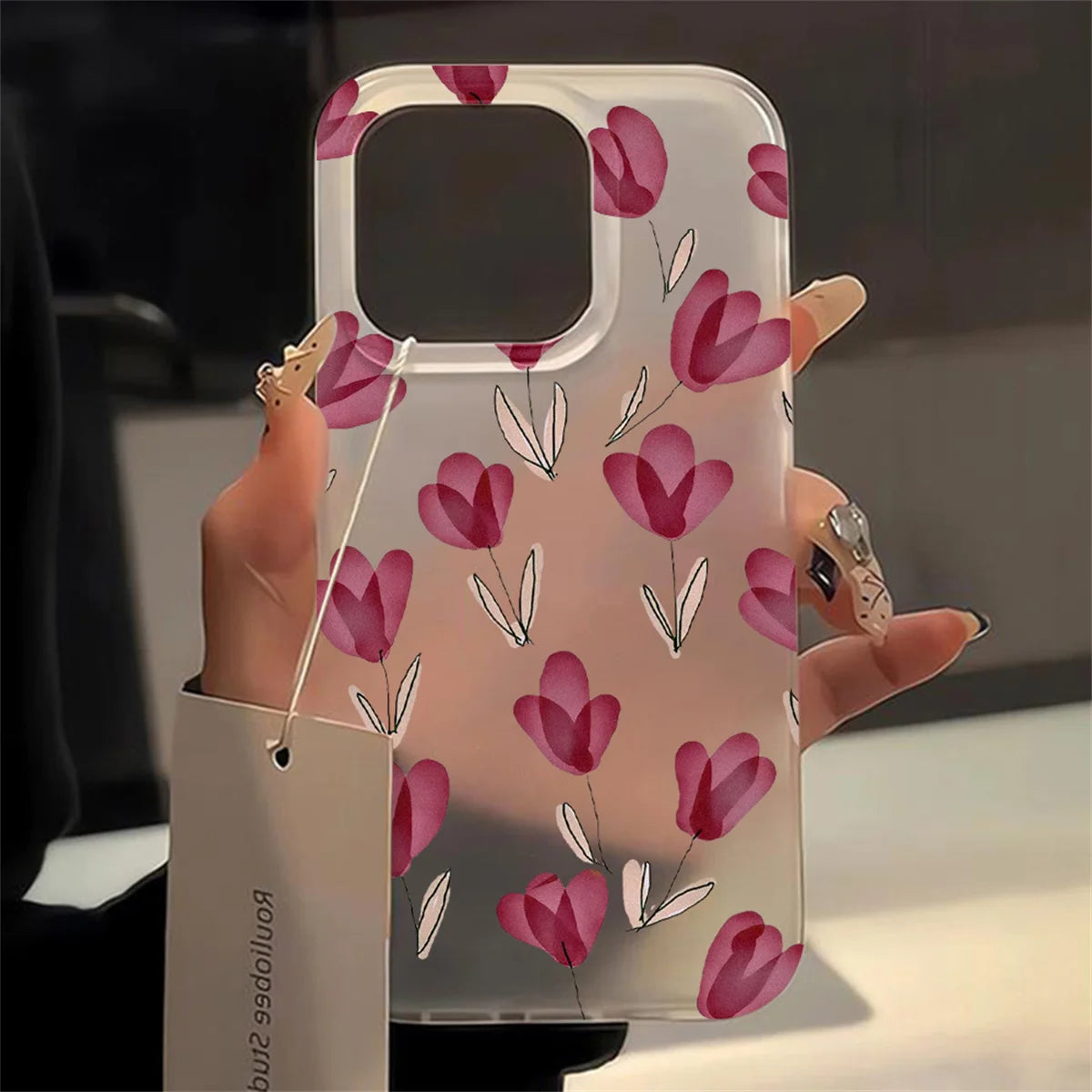 Transparent Matte TPU Shockproof Case for iPhone
