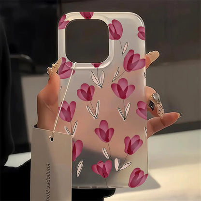 Transparent Matte TPU Shockproof Case for iPhone