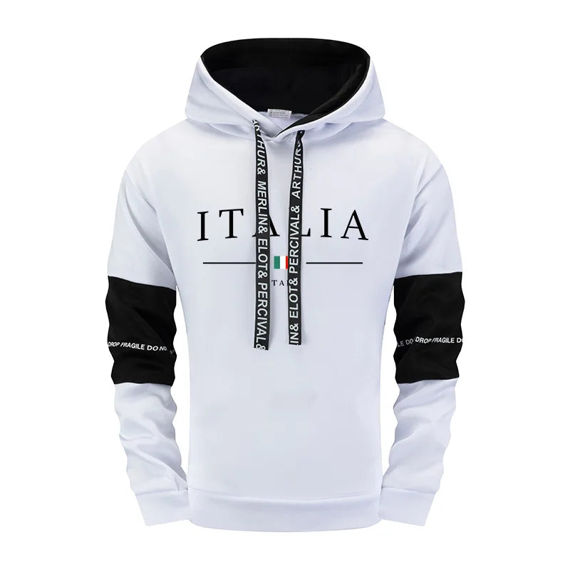 Mens Tracksuit Outdoor Quality Autumn Winter Simple Casual Sports Hooded Single Sweatshirts And Sweatpant Comfort Sports Fitness