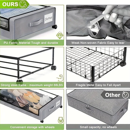 Under-bed storage boxes