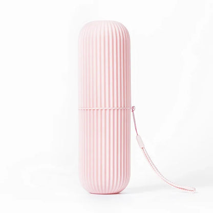 Portable Toothbrush Cup – Toothpaste Holder & Storage Case for Travel or Home Use