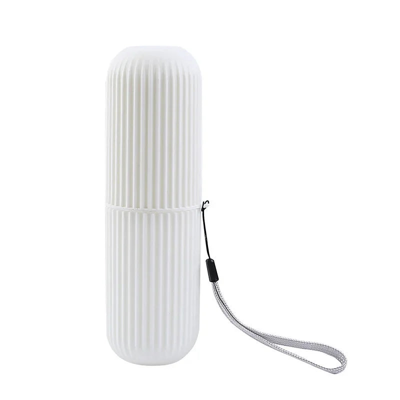 Portable Toothbrush Cup – Toothpaste Holder & Storage Case for Travel or Home Use