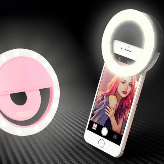 USB Rechargeable LED Selfie Ring Light for Phones
