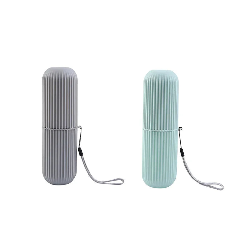 Portable Toothbrush Cup – Toothpaste Holder & Storage Case for Travel or Home Use