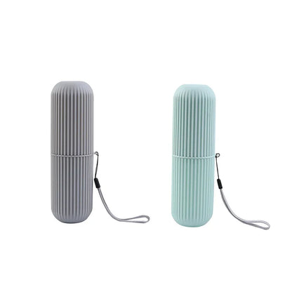 Portable Toothbrush Cup – Toothpaste Holder & Storage Case for Travel or Home Use