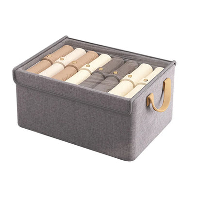 Collapsible Clothing Organizer Folding Clothes Storage Basket
