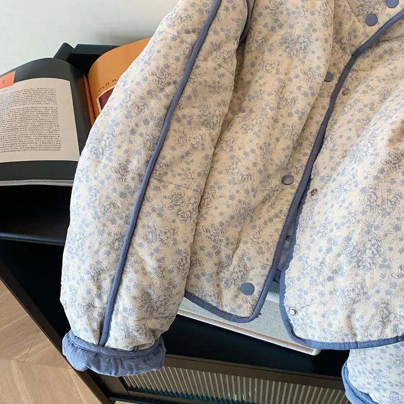 UniVibe Cotton Fall/Winter Coat Soft Crushed Splice Design