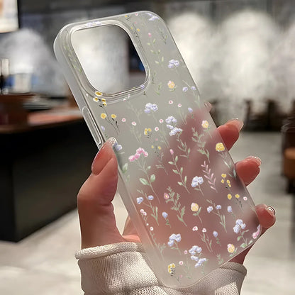 Transparent Matte TPU Shockproof Case for iPhone