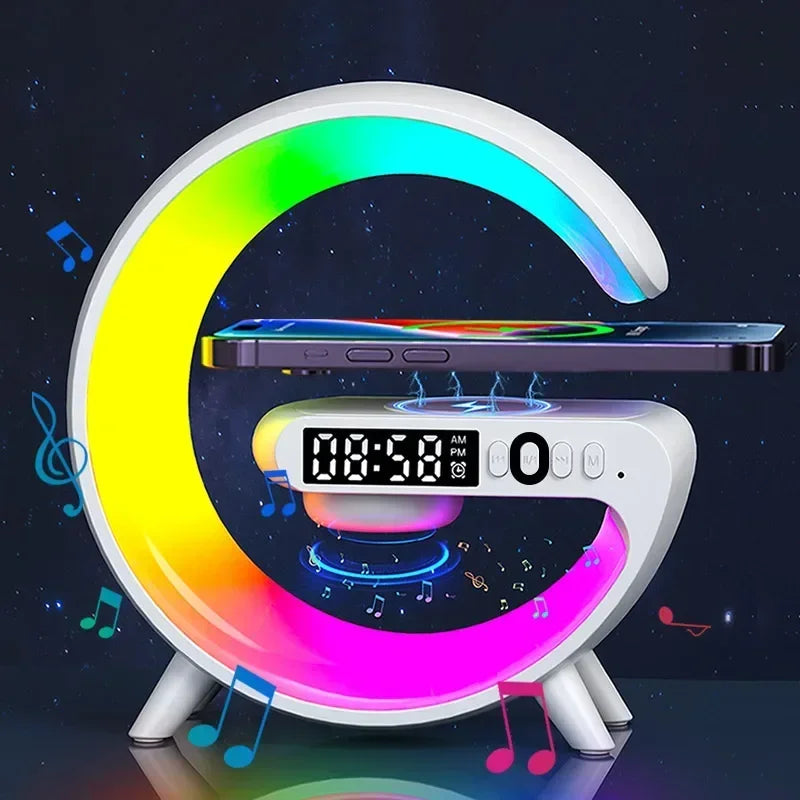G Atmosphere Wireless Charger with Speaker & Clock