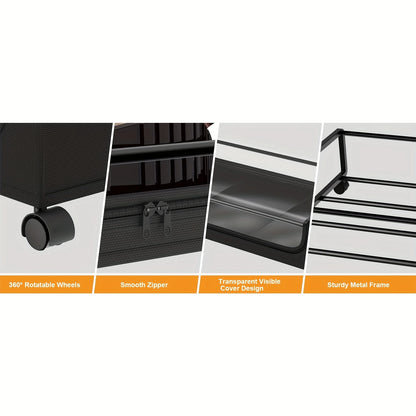 Rolling Underbed Storage Lockers – Space-Saving Pull-Out Containers with Wheels for Dorms & Small Rooms